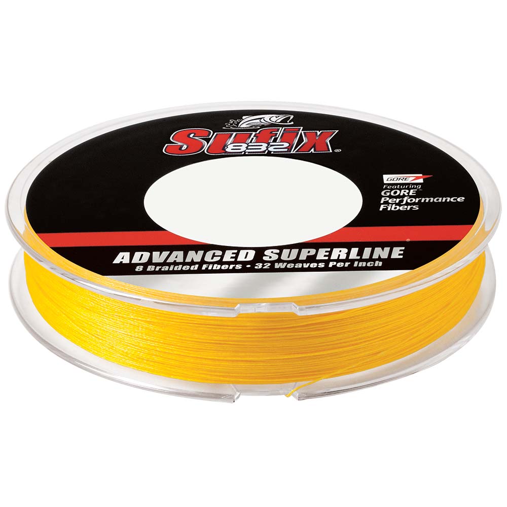 image for Sufix 832® Advanced Superline® Braid – 6lb – Hi-Vis Yellow – 150 yds