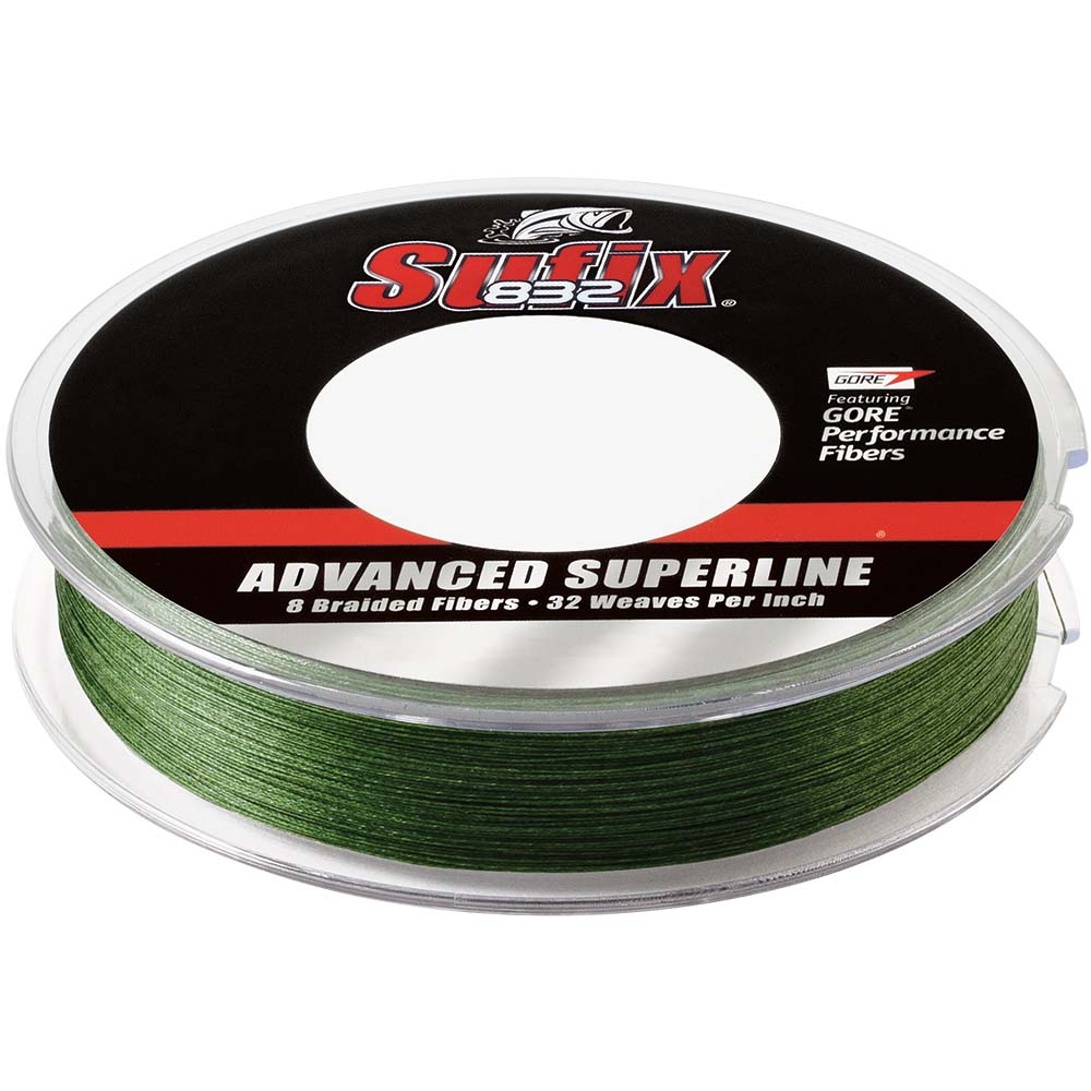 image for Sufix 832® Advanced Superline® Braid – 6lb – Low-Vis Green – 300 yds
