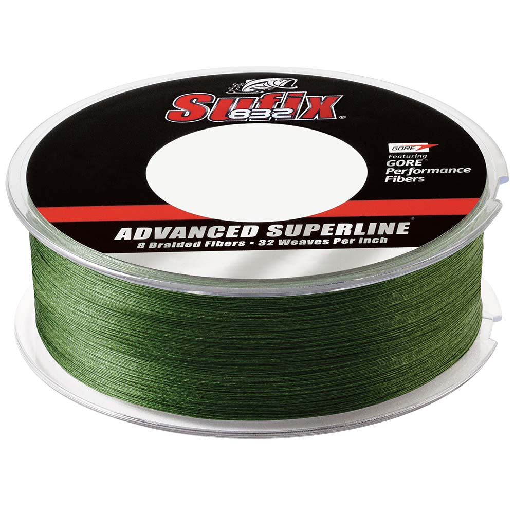 image for Sufix 832® Advanced Superline® Braid – 6lb – Low-Vis Green – 600 yds