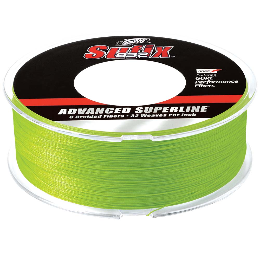 image for Sufix 832® Advanced Superline® Braid – 6lb – Neon Lime – 600 yds