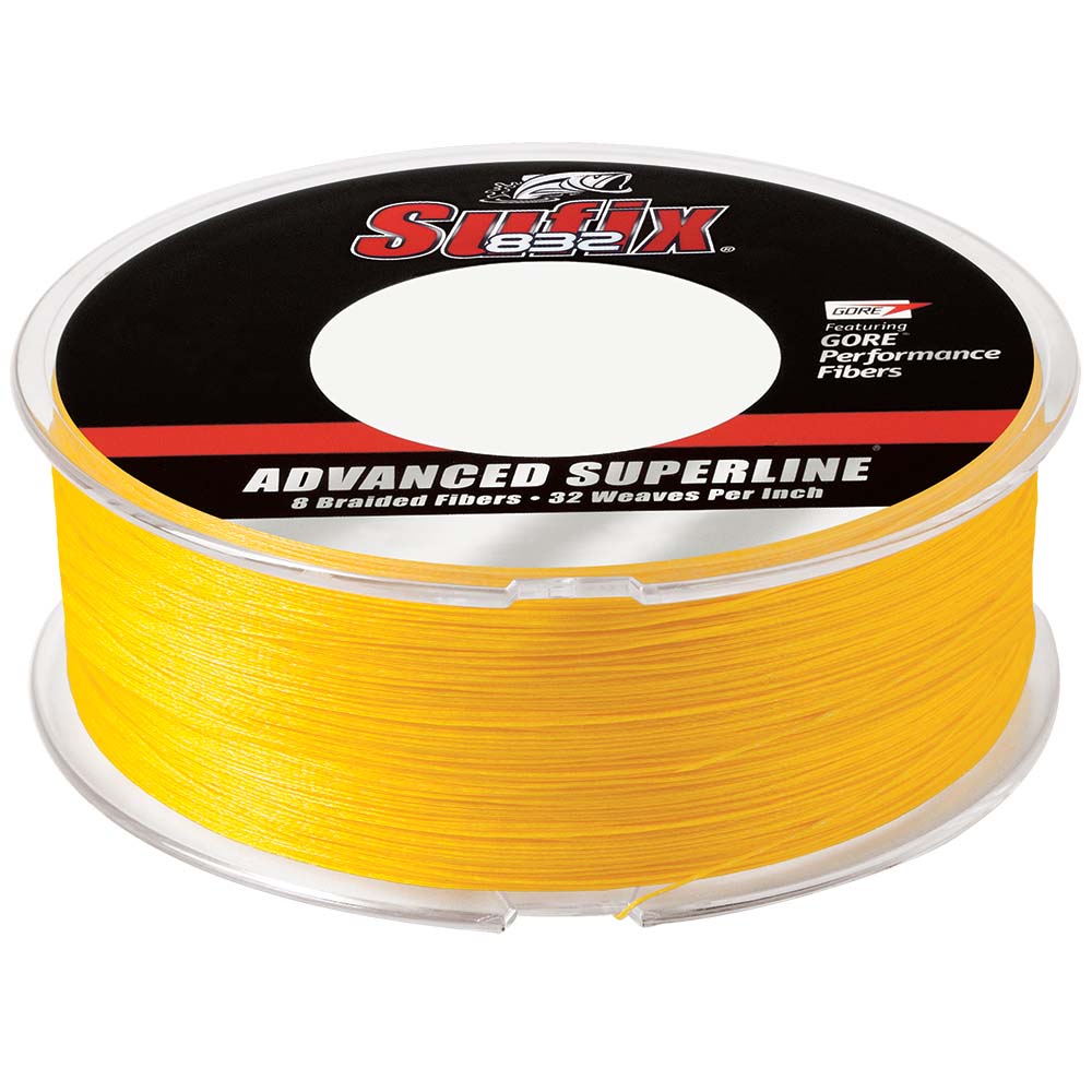 image for Sufix 832® Advanced Superline® Braid – 6lb – Hi-Vis Yellow – 600 yds