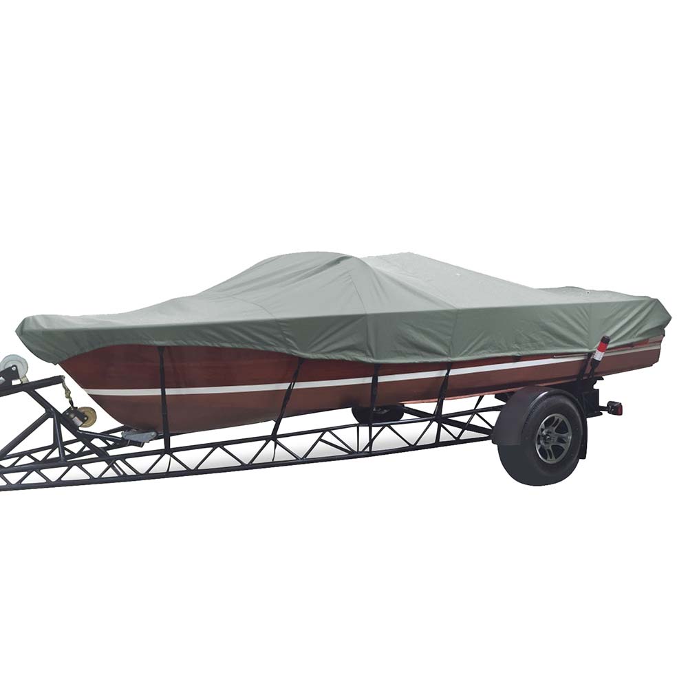 Carver Sun-DURA Styled-to-Fit Boat Cover f/18.5' Tournament Ski Boats - Grey - 74099S-11