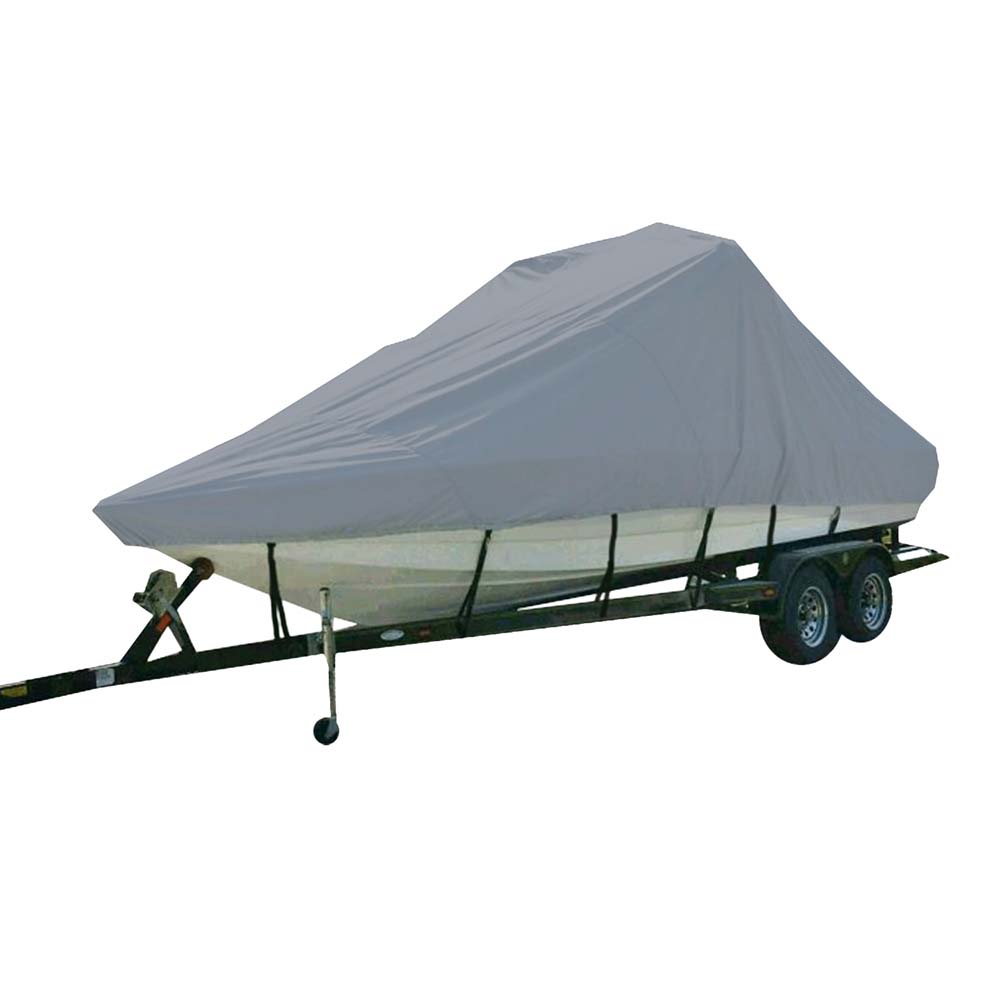 Carver Sun-DURA Specialty Boat Cover f/19.5' Sterndrive V-Hull Runabout/Modified Boats - Grey - 83119S-11