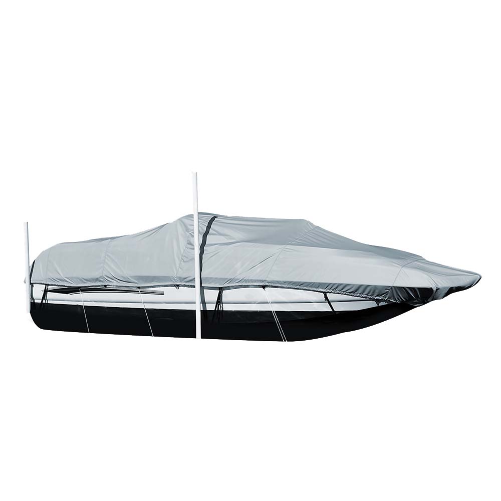 Carver Sun-DURA Styled-to-Fit Boat Cover f/21.5' Sterndrive Deck Boats w/Walk-Thru Windshield - Grey - 95121S-11