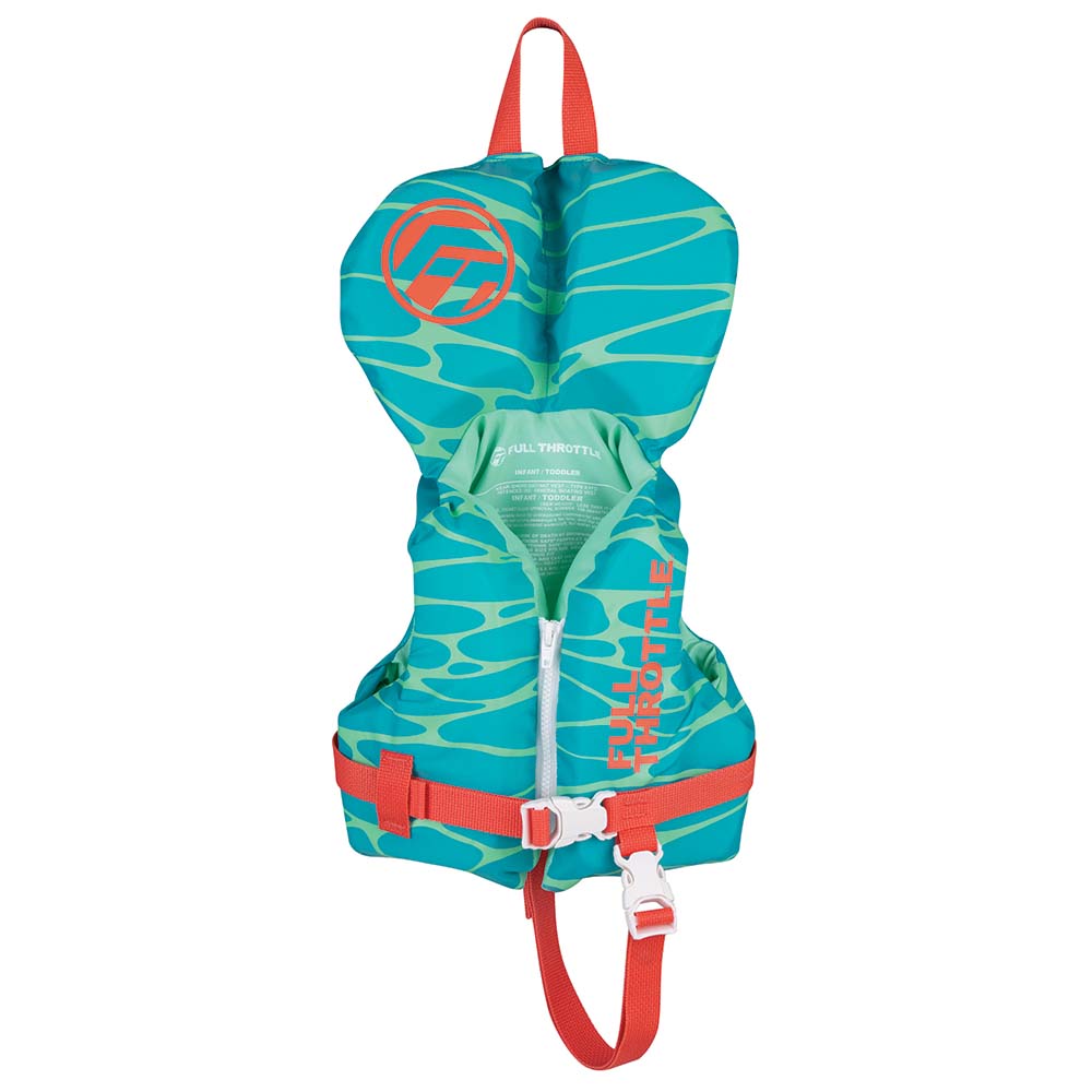 image for Full Throttle Infant Nylon Life Jacket – Aqua