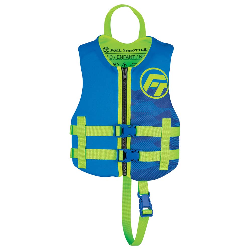 image for Full Throttle Child Rapid-Dry Life Jacket -Blue
