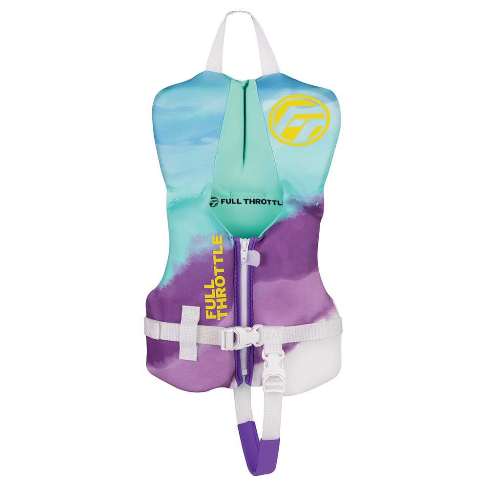 image for Full Throttle Infant Rapid-Dry Flex-Back Life Jacket – Aqua