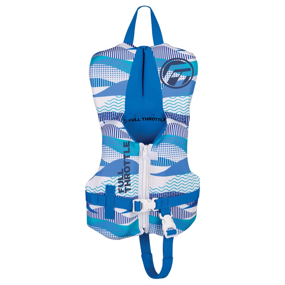 image for Full Throttle Infant Rapid-Dry Flex-Back Life Jacket – Blue