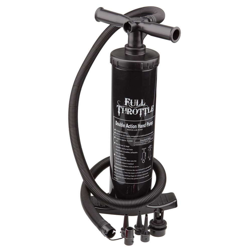 image for Full Throttle Dual Action Hand Pump – Black
