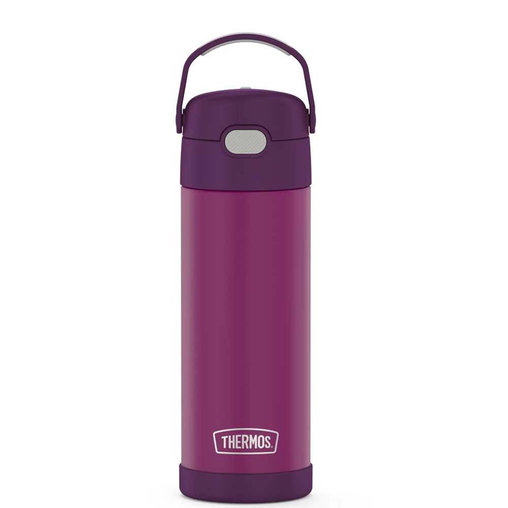 image for Thermos FUNtainer® Stainless Steel Insulated Bottle w/Spout – 16oz – Red Violet