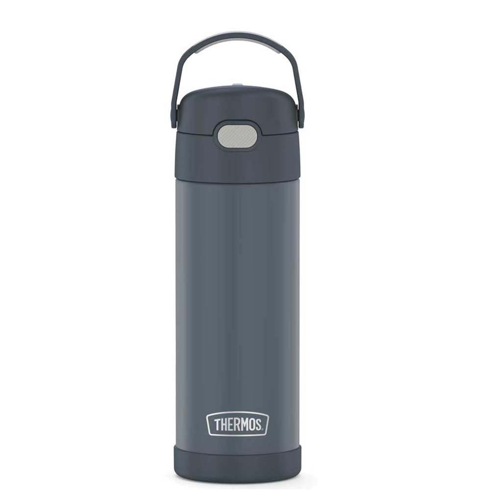 image for Thermos FUNtainer® Stainless Steel Insulated Bottle w/Spout – 16oz – Stone Slate