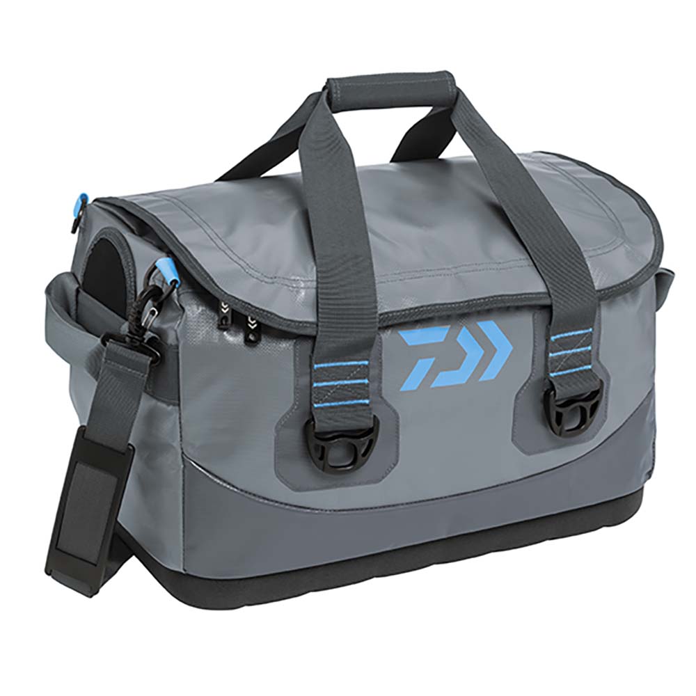 image for Daiwa D-Vec Boat Bag – Large – 18″ x 12″ x 12″ – Grey/Blue