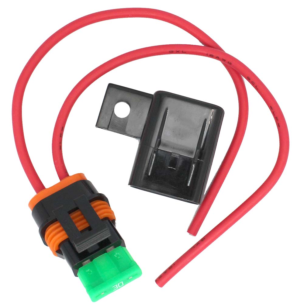 image for Cole Hersee Sealed Heavy-Duty ATO Fuse Holder – 30A – 12AWG