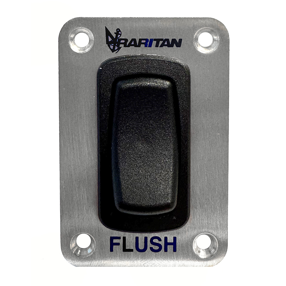 image for Raritan Momentary Flush Switch w/Stainless Steel Faceplate