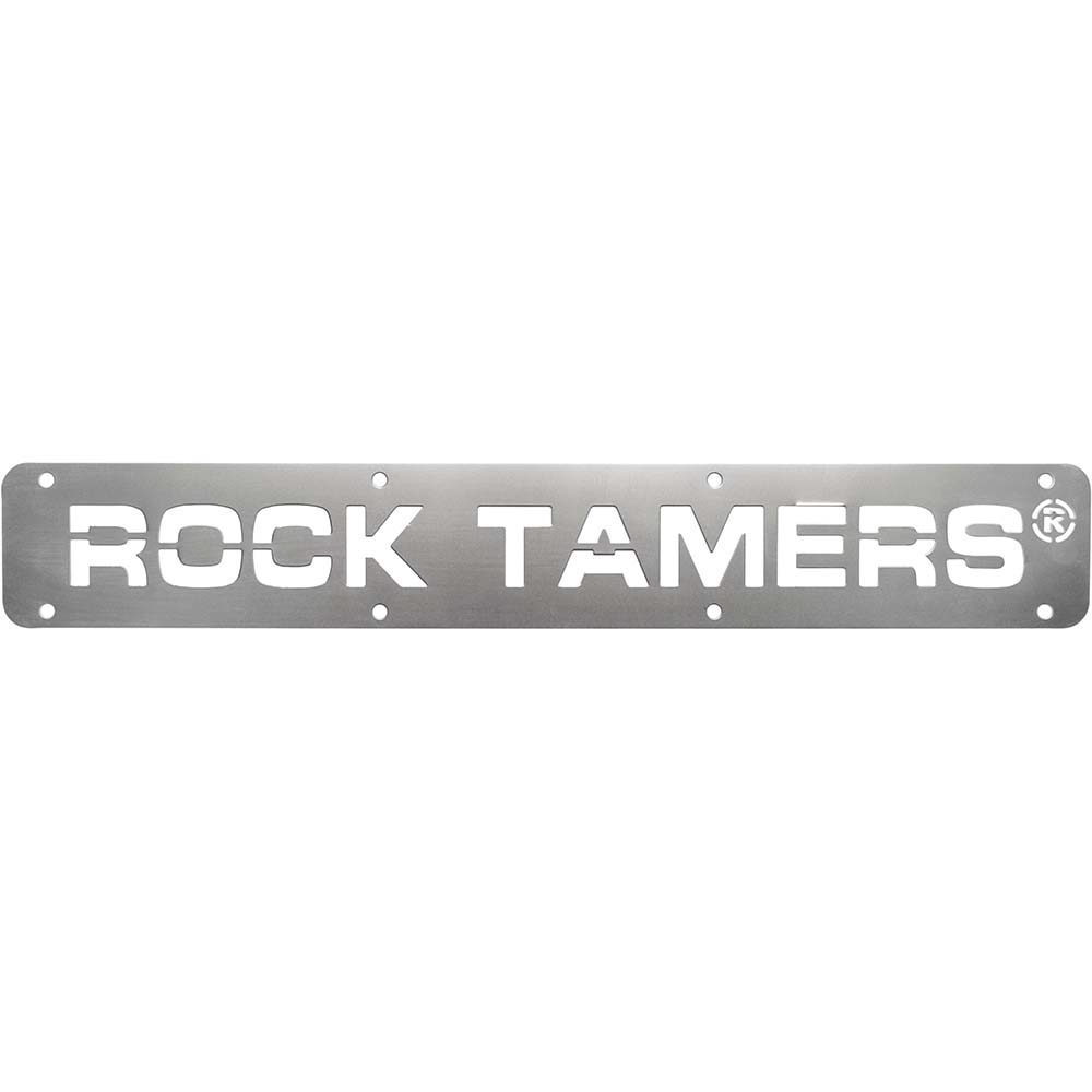 image for ROCK TAMERS Replacement Trim Plate – Stainless Steel