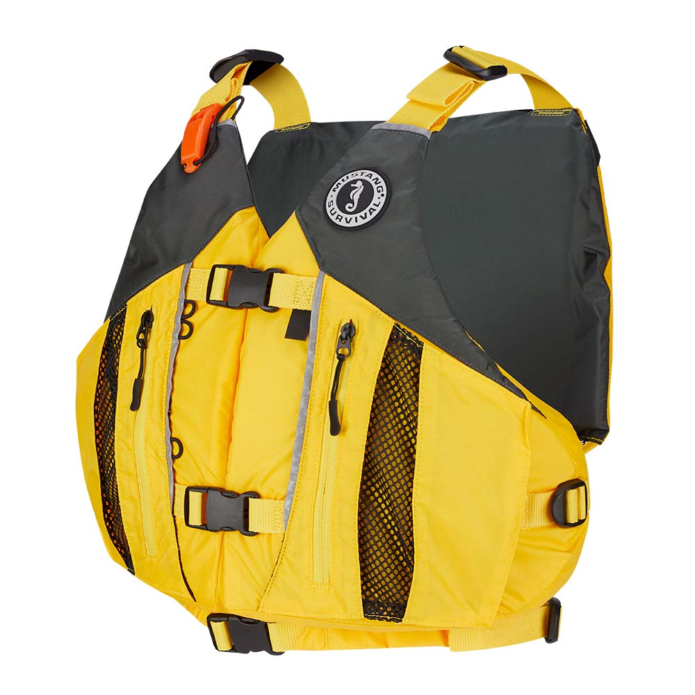 image for Mustang Solaris Foam Vest – Yellow/Grey – XS/Small