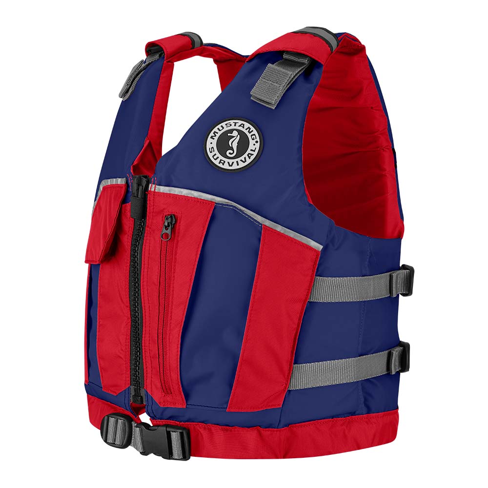 image for Mustang Youth Reflex Foam Vest – Navy Blue/Red