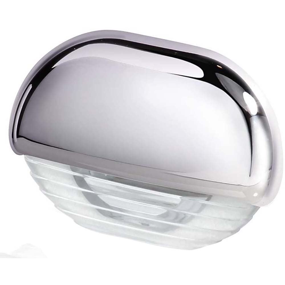 image for Hella Marine White LED Easy Fit Step Lamp w/Chrome Cap