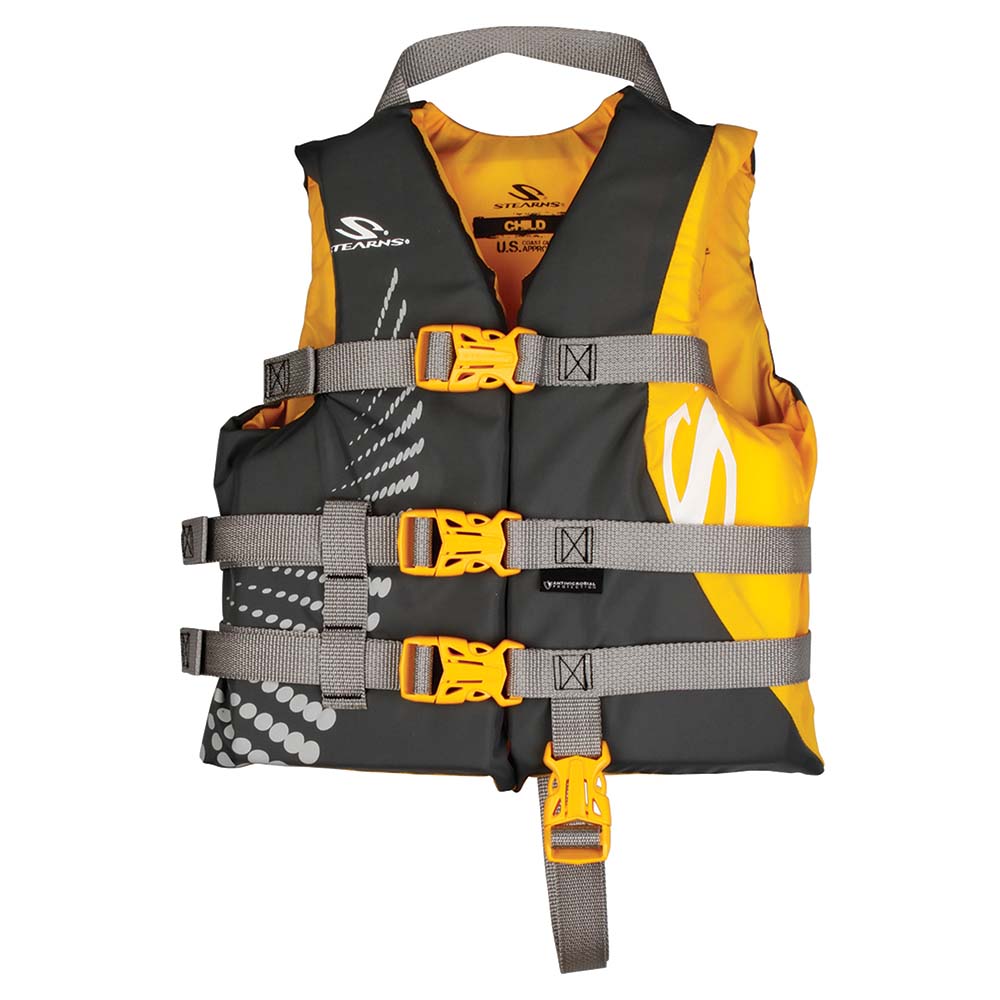 image for Stearns Antimicrobial Nylon Vest Life Jacket – Gold