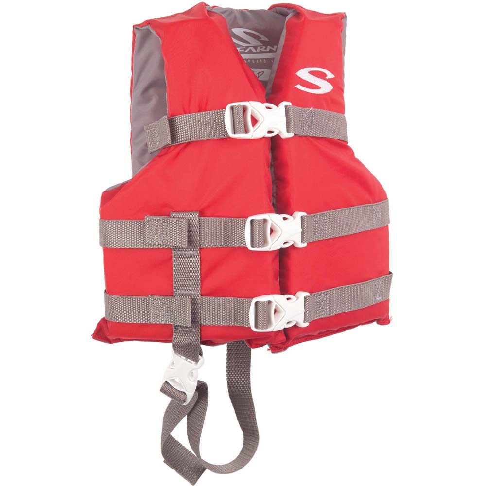 image for Stearns Classic Series Child Vest Life Jacket – 30-50lbs – Red