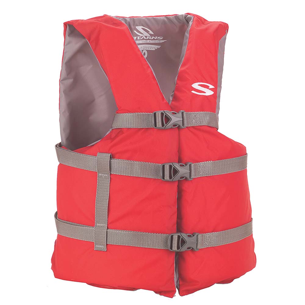 image for Stearns Classic Series Adult Universal Life Jacket – Red