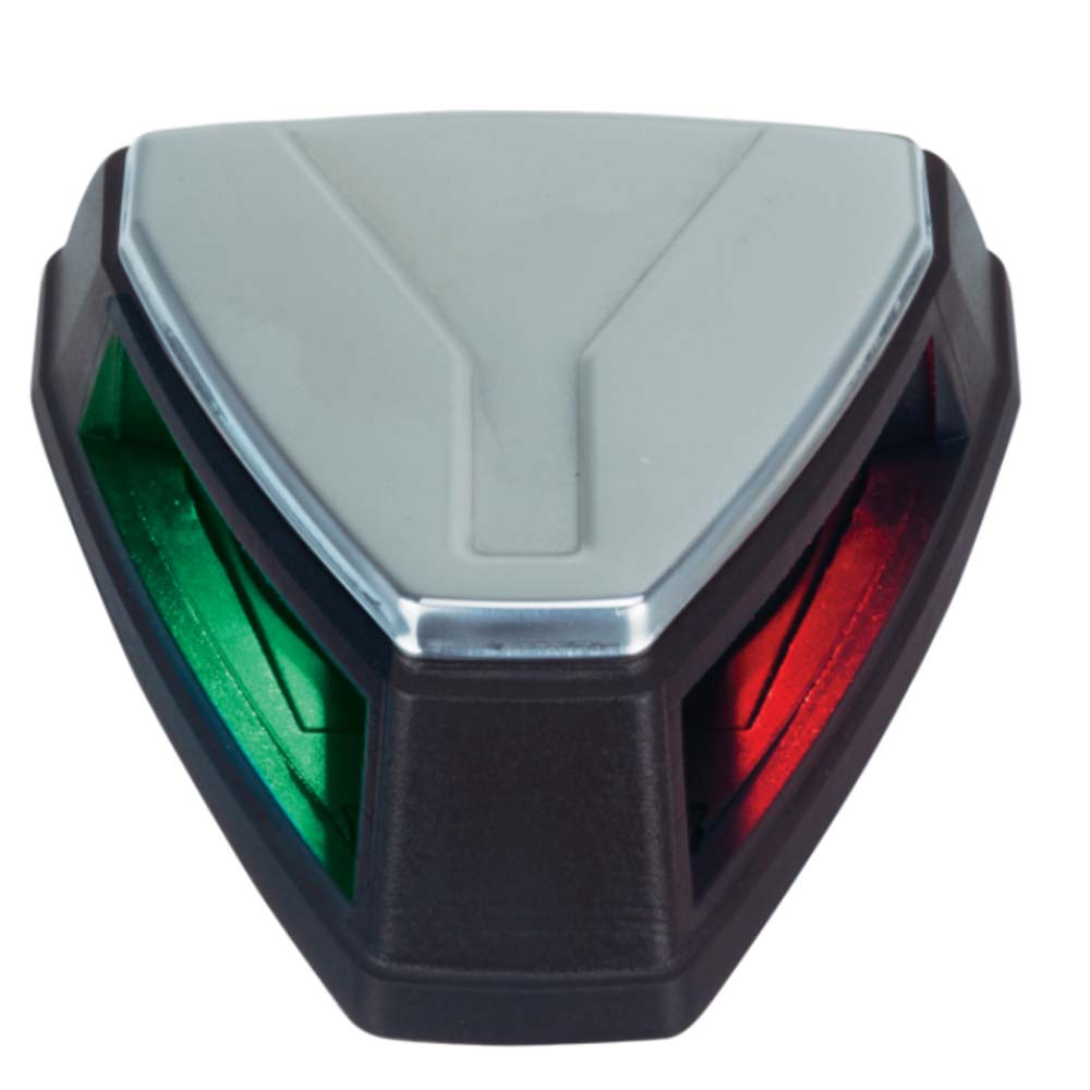 image for Perko 12V LED Bi-Color Navigation Light – Black/Stainless Steel