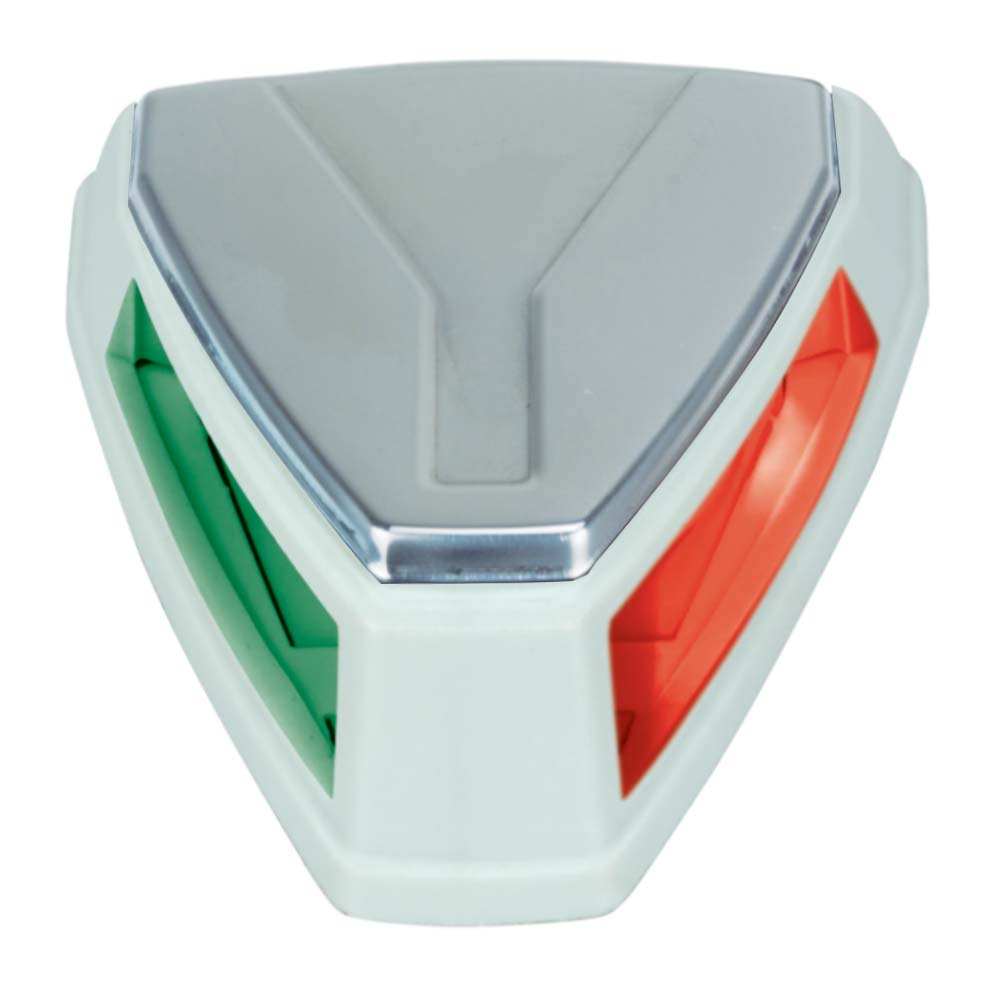 image for Perko 12V LED Bi-Color Navigation Light – White/Stainless Steel