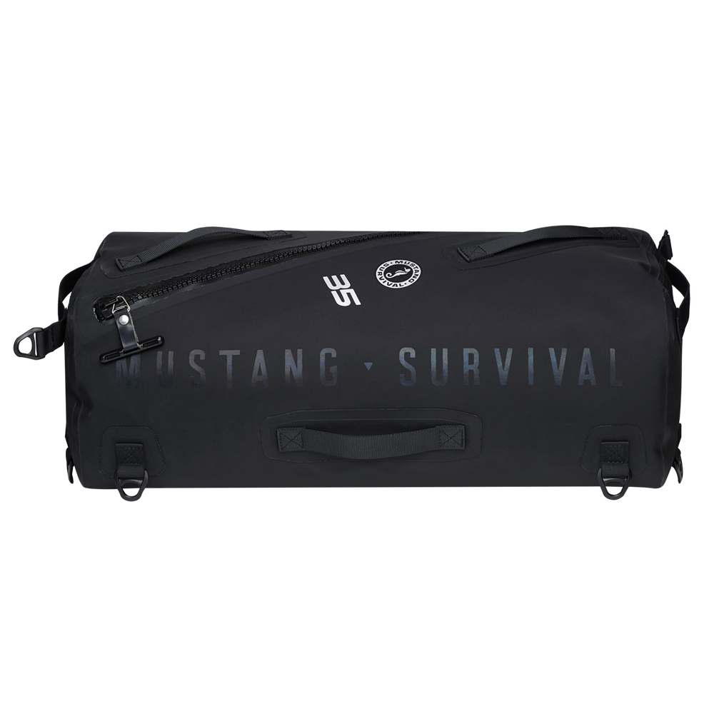 Mustang Greenwater 35L Submersible Deck Bag - Black - MA261102-13-0-202