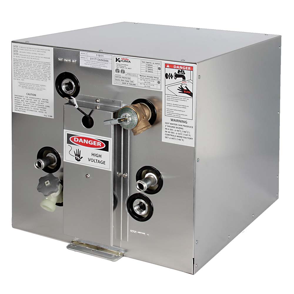 image for Kuuma 6 Gallon Water Heater – 120V Front Heat Exchange Front Back Mount