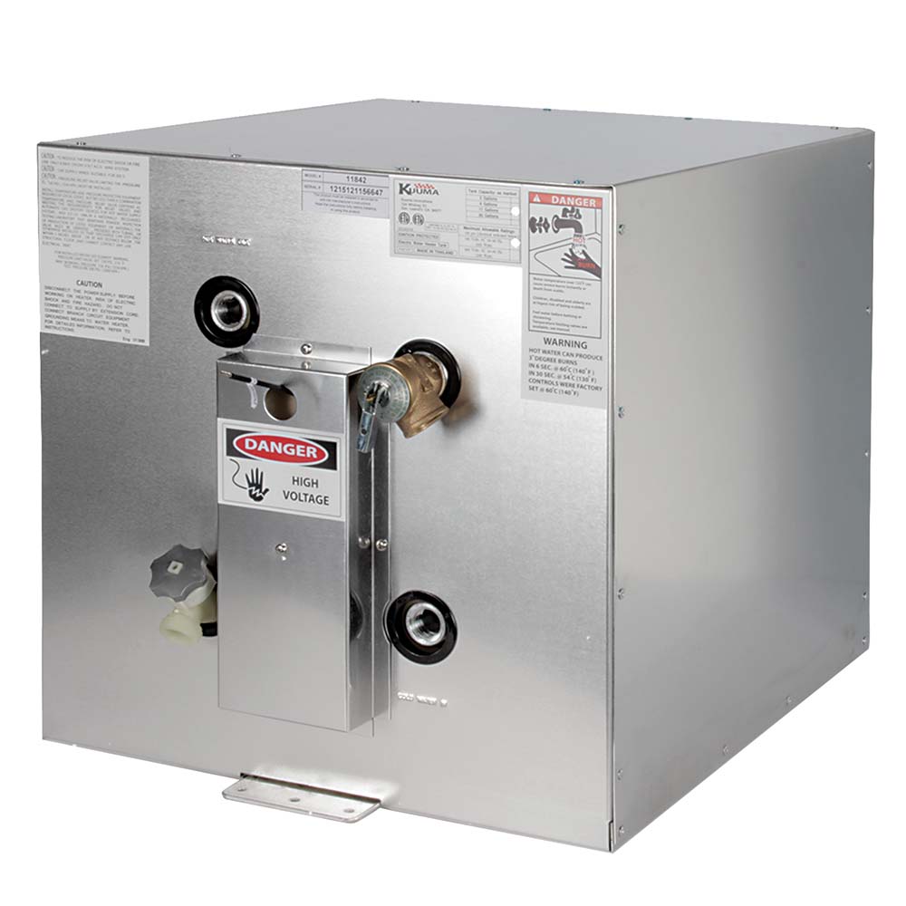 image for Kuuma 11 Gallon Water Heater – 120V Rear Heat Exchange Front Back Mount