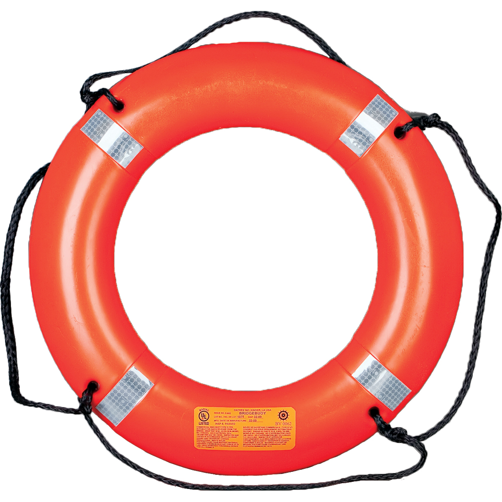 image for Mustang 30″ Ring Buoy w/Reflective Tape – Orange