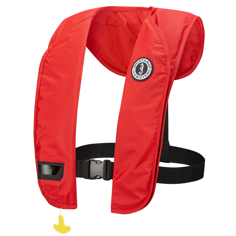 image for Mustang MIT 100 Inflatable PFD – Red – Manual