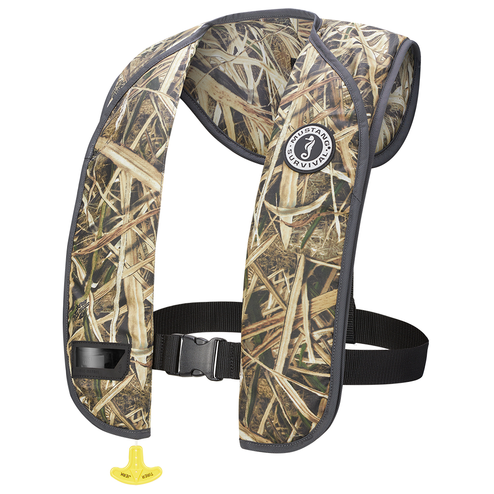 image for Mustang MIT 100 Inflatable PFD – Mossy Oak Shadow Grass Blades – Manual