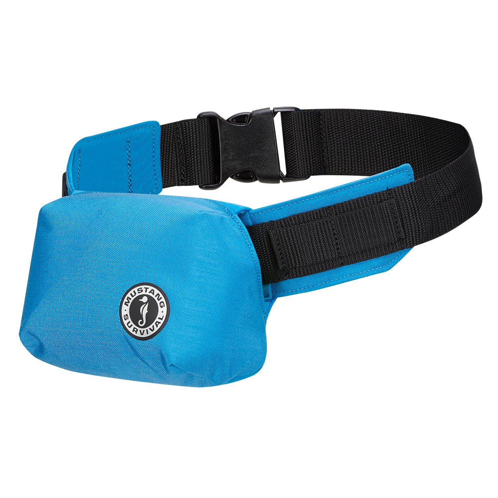 image for Mustang Minimalist Inflatable Belt Pack – Azure Blue – Manual
