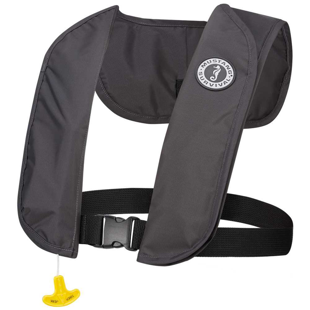image for Mustang MIT 70 Inflatable PFD – Admiral Grey – Manual
