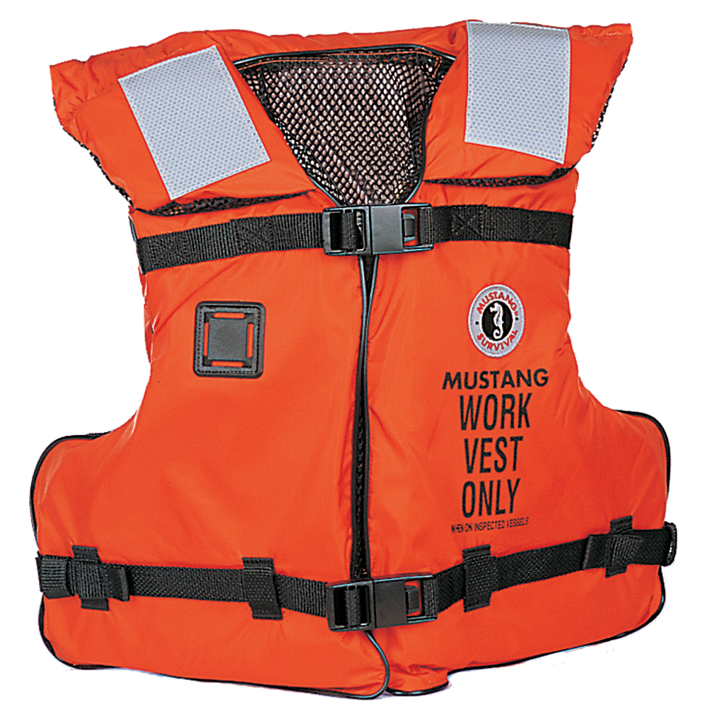image for Mustang Type III/V Work Vest – Orange – Adult Universal