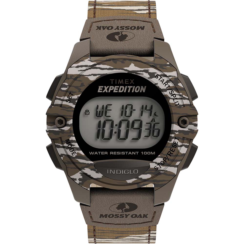 image for Timex Expedition Men's Classic Digital Chrono Full-Size Watch – Mossy Oak