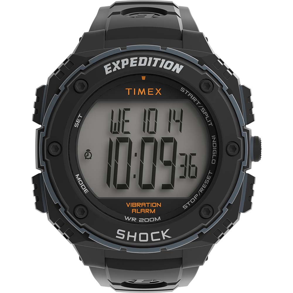 image for Timex Expedition Shock – Black/Orange