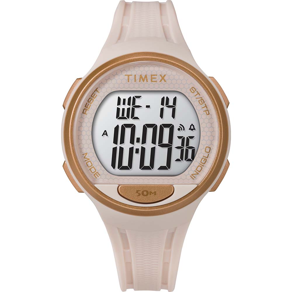 image for Timex DGTL 38mm Women's Watch – Rose Gold Case & Strap