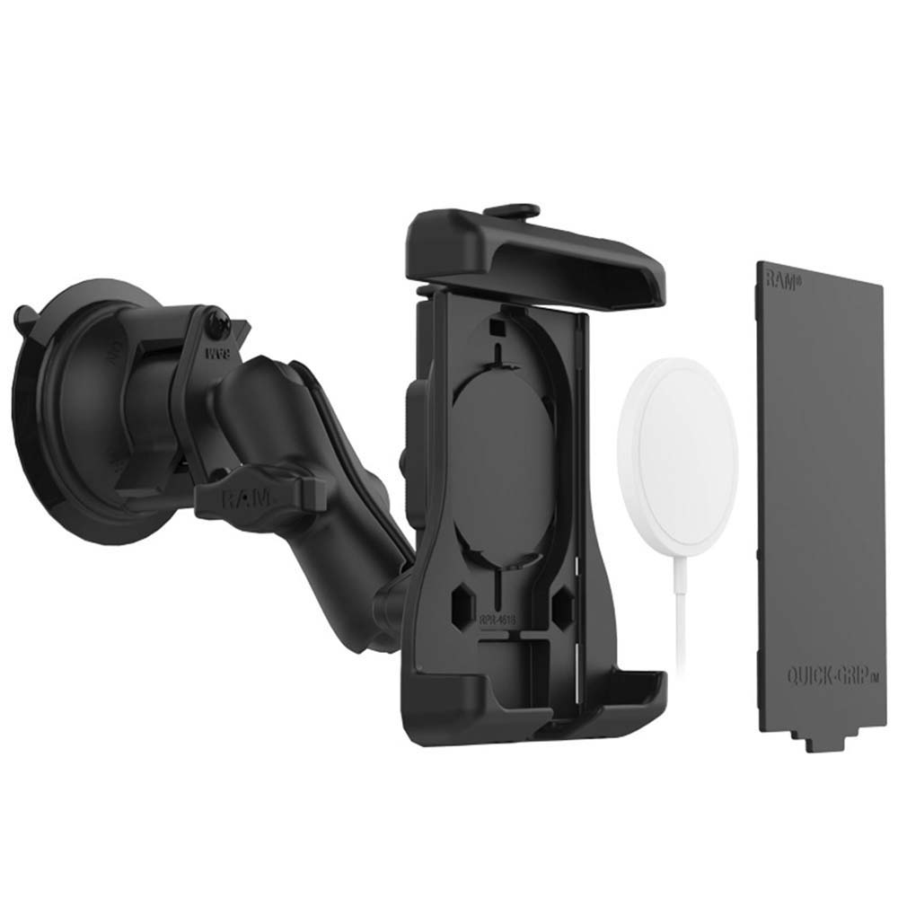 image for RAM Mount RAM® Quick-Grip™ Suction Cup Mount f/Apple MagSafe Compatible Phones