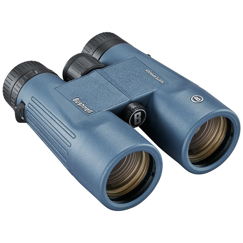 image for Bushnell 10x42mm H2O Binocular – Dark Blue Roof WP/FP Twist Up Eyecups