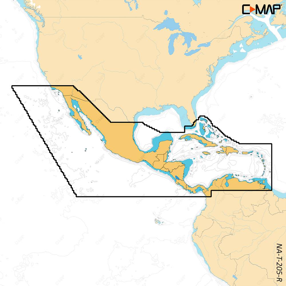 image for C-MAP REVEAL™ X – Central America & Caribbean