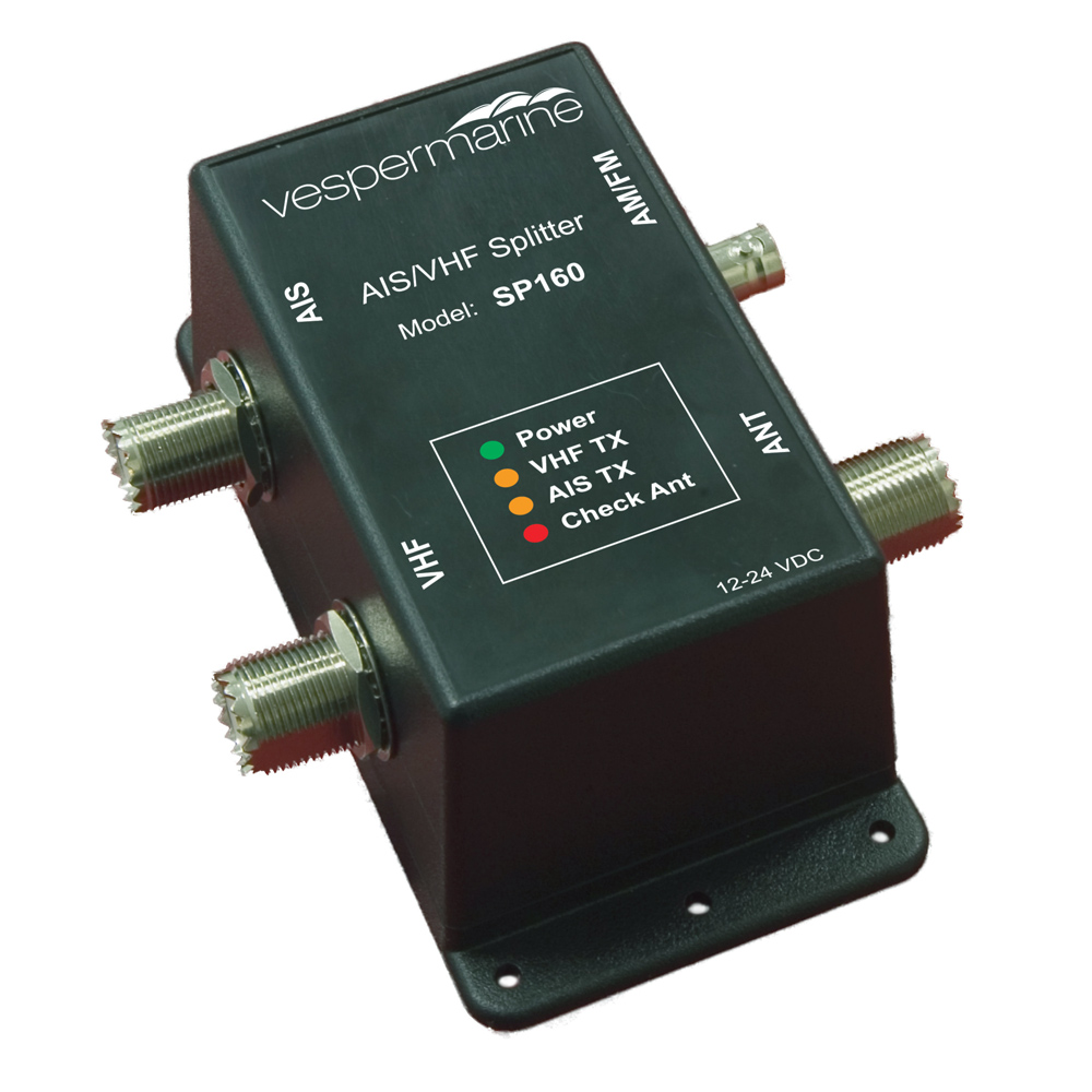 image for Vesper Amplified AIS/VHF/FM Antenna Splitter w/Signal Gain