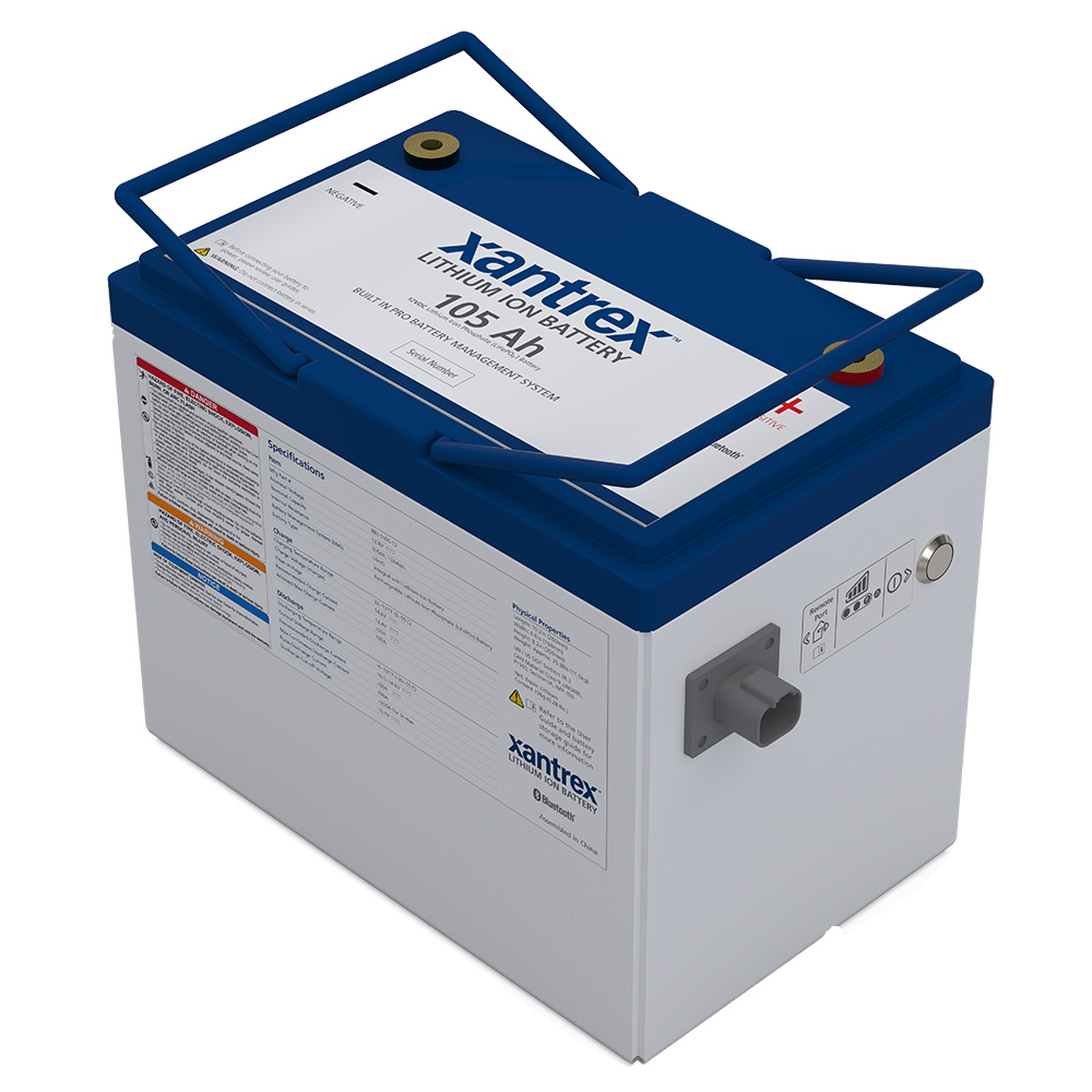 Xantrex Lithium-Ion Battery - 105Ah - 12VDC - 883-0105-12