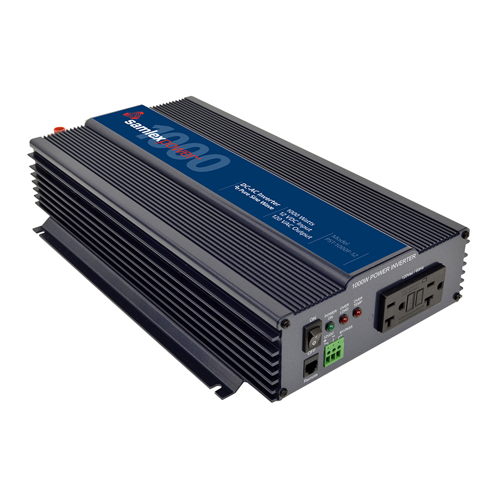 Samlex PST-1000F-12 1000W Pure Sine Wave Inverter - 12V Input 120VAC Output - PST-1000F-12