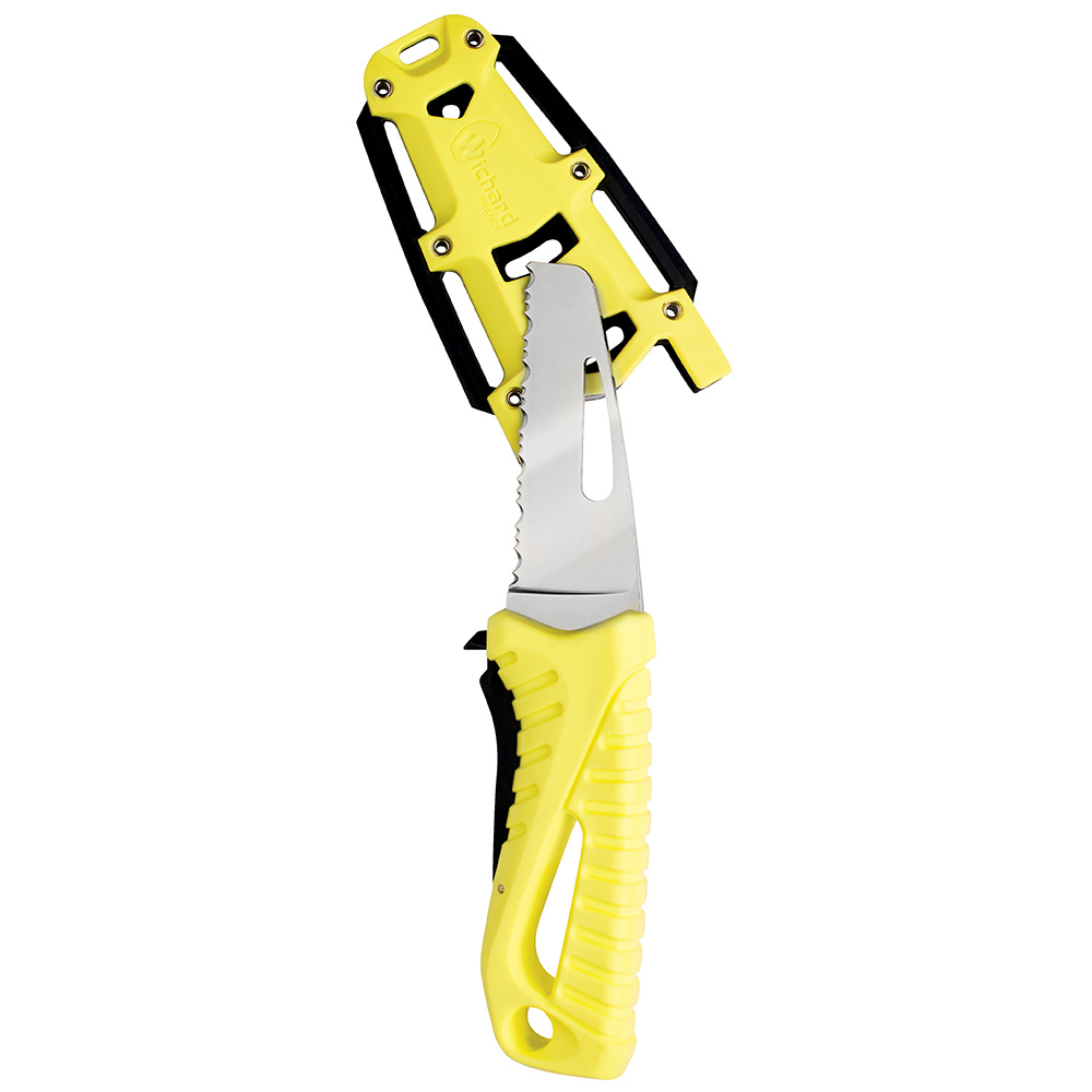 image for Wichard Offshore Rescue Knife Fixed Blade – Fluorescent