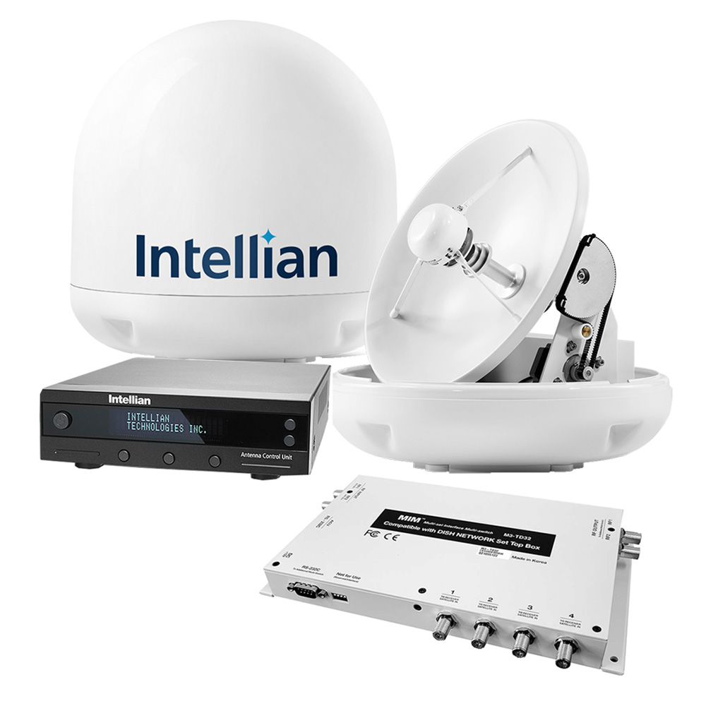 image for Intellian i3 US System w/DISH/Bell MIM-2 (w/3M RG6 Cable) & 15M RG6 Cable
