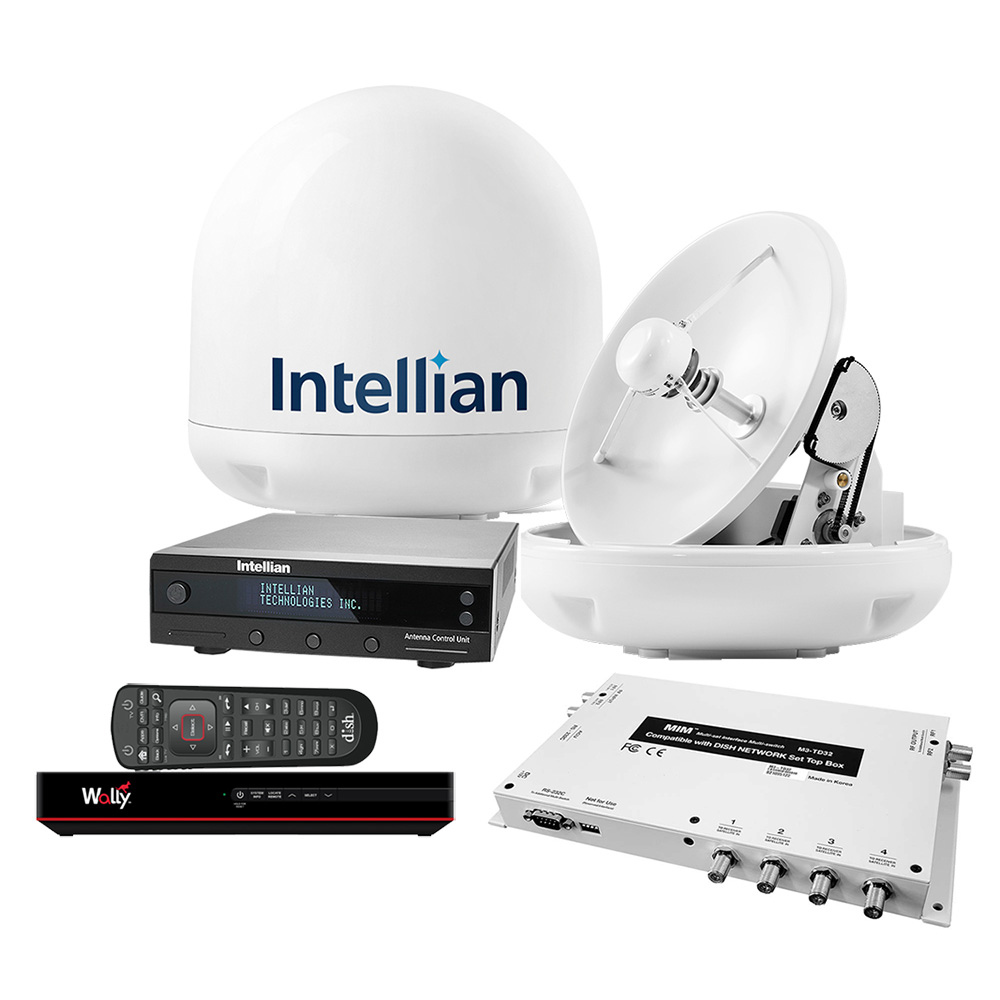image for Intellian i3 US System w/DISH/Bell MIM-2 (w/3M RG6 Cable) 15M RG6 Cable & DISH HD Wally Receiver