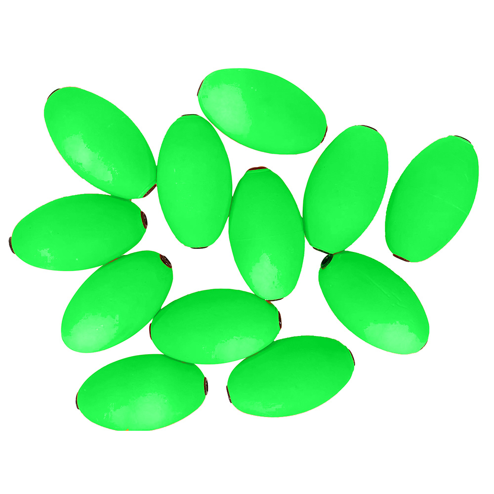 image for Tigress Oval Kite Floats – Green *12-Pack