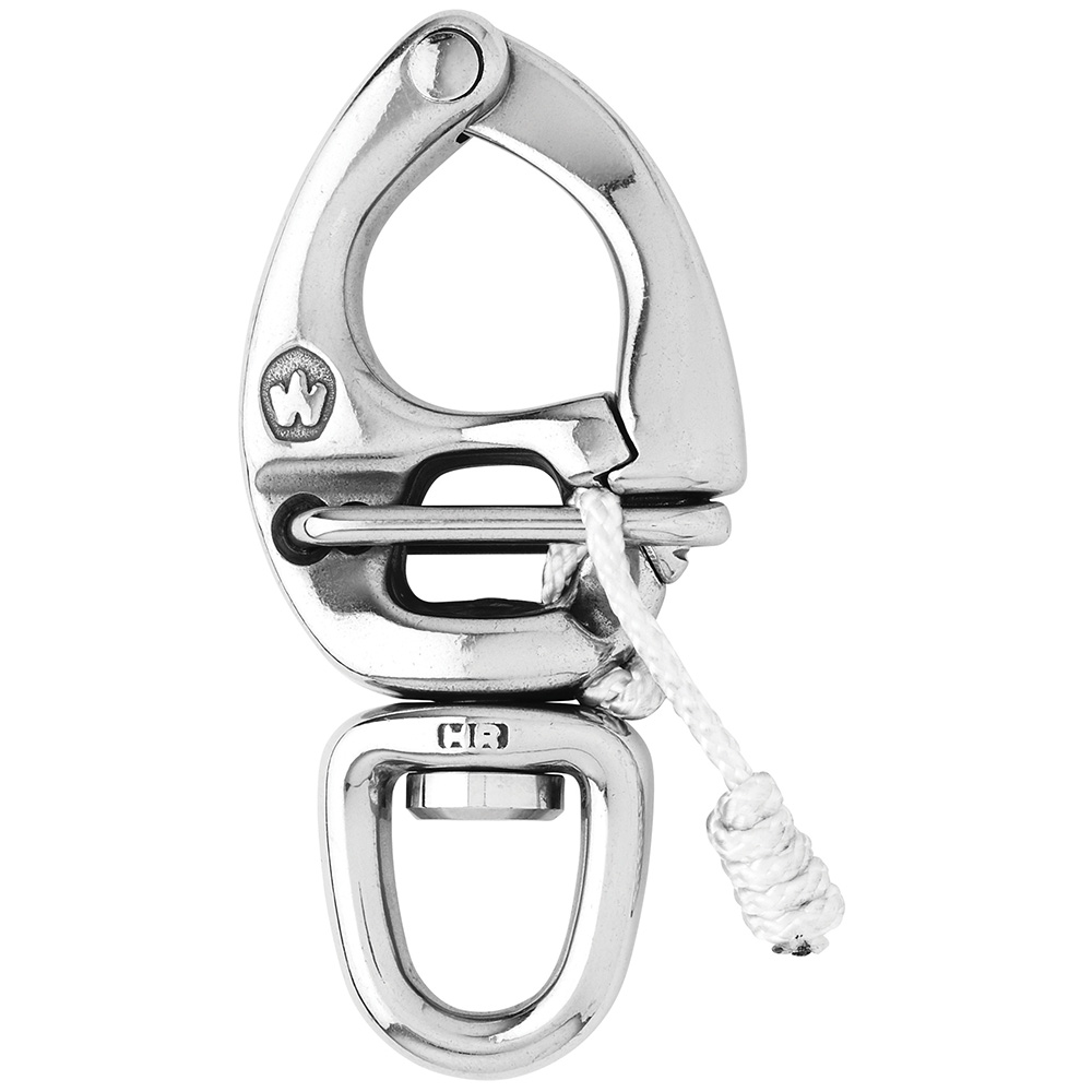 image for Wichard HR Quick Release Snap Shackle w/Swivel Eye – Length 2-3/4″